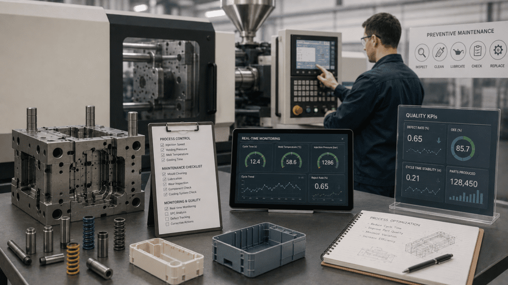 Process Control, Maintenance & Monitoring for Injection Moulding Quality