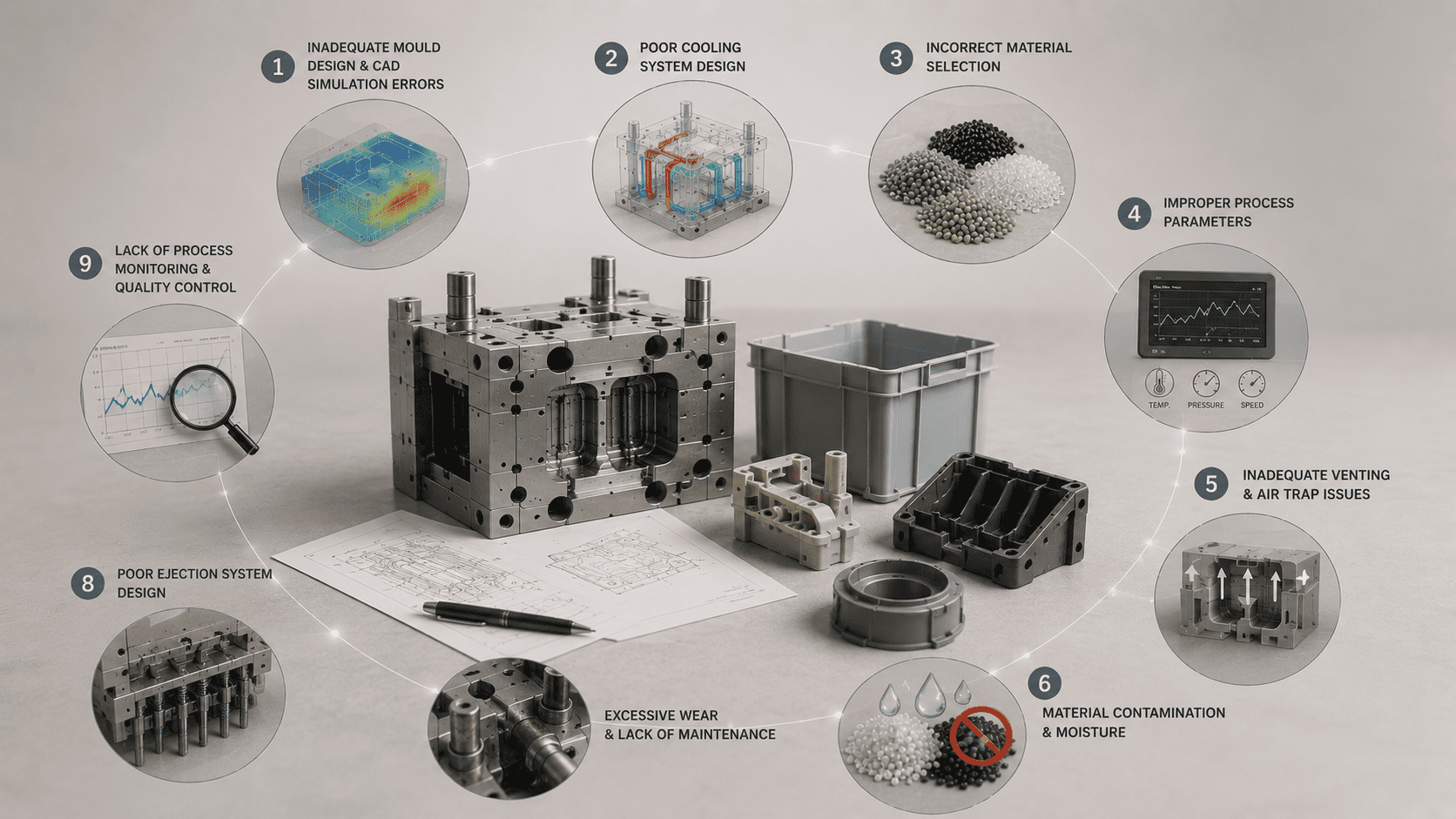 Why Do Injection Moulds Fail? 9 Root Causes Explained